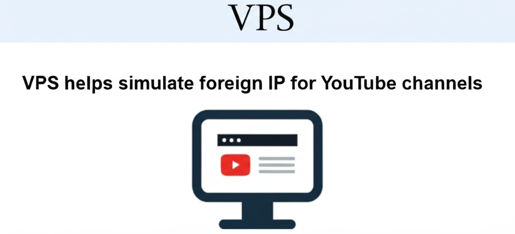 VPS giúp giả lập IP nước ngoài cho kênh YouTube 