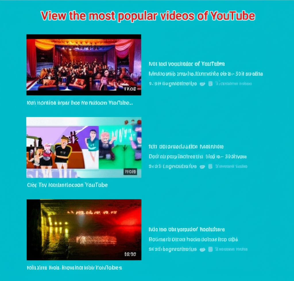 Xem các video phổ biến nhất của một kênh trên Youtube 