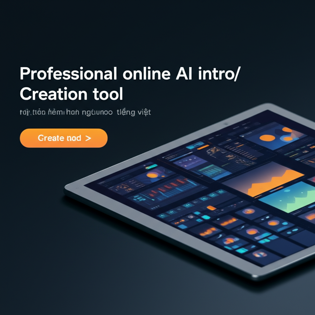 Giao diện các công cụ AI tạo intro/outro trực tuyến, chuyên nghiệp 