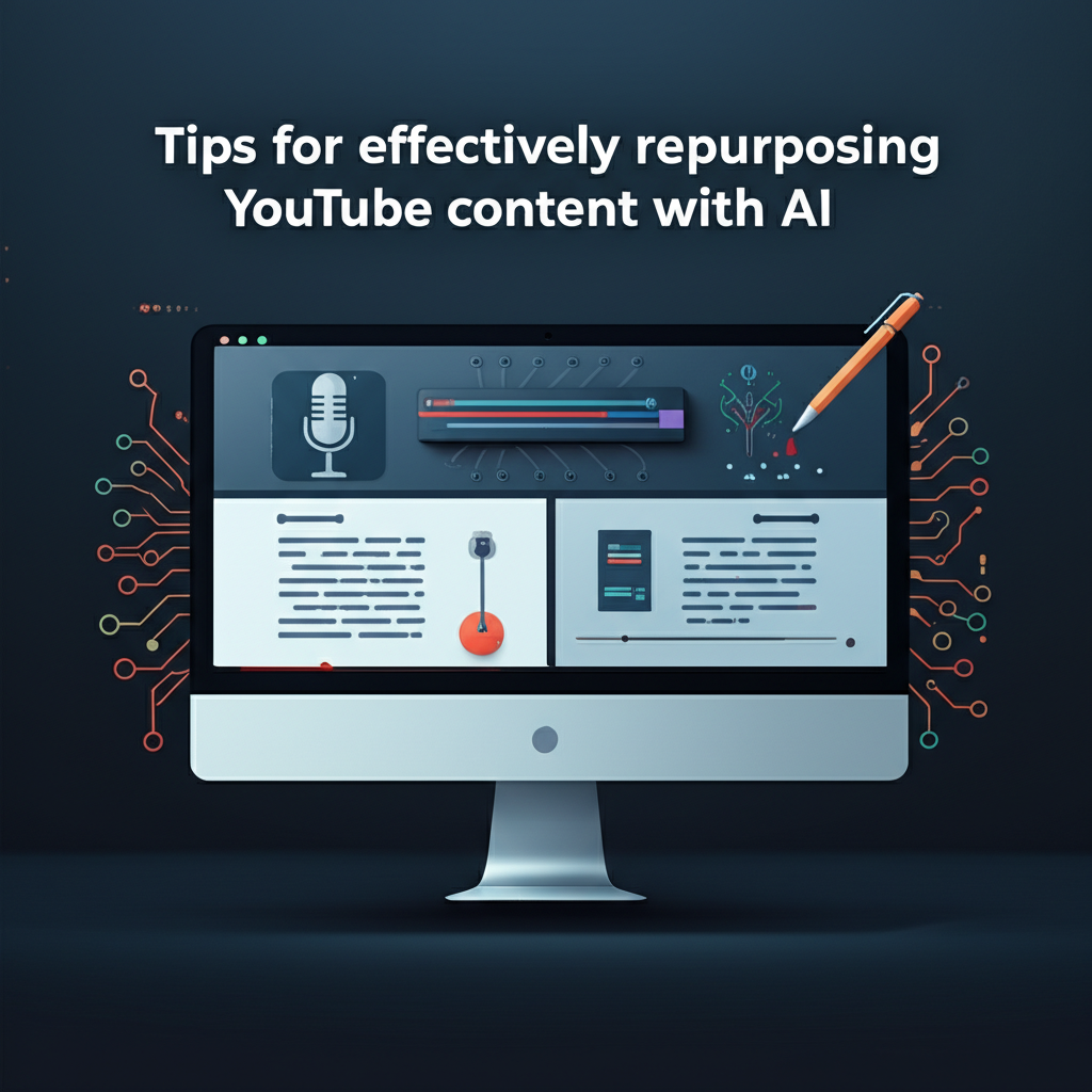 Mẹo tái sử dụng nội dung YouTube hiệu quả với AI 
