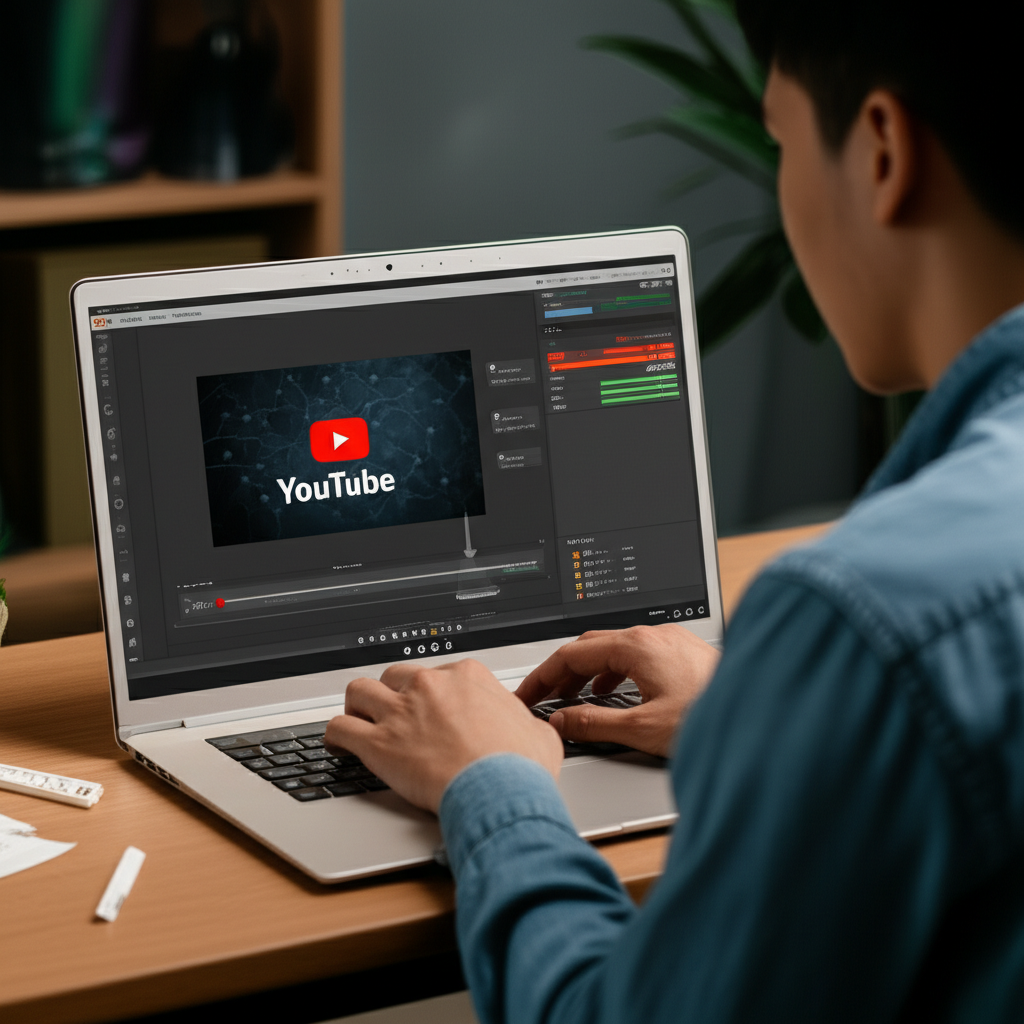 Người sáng tạo nội dung dùng AI cho video YouTube 